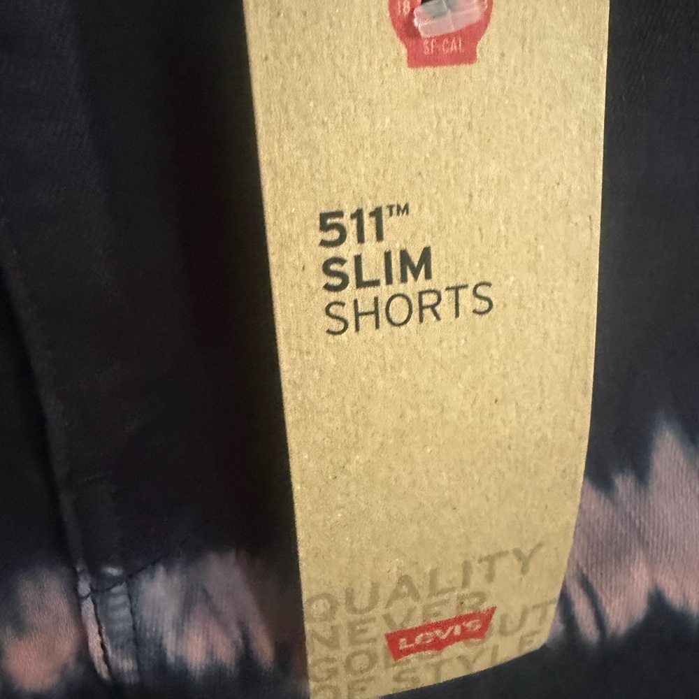 Levi's 511 Slim Shorts - Navy - Picture 4 of 4